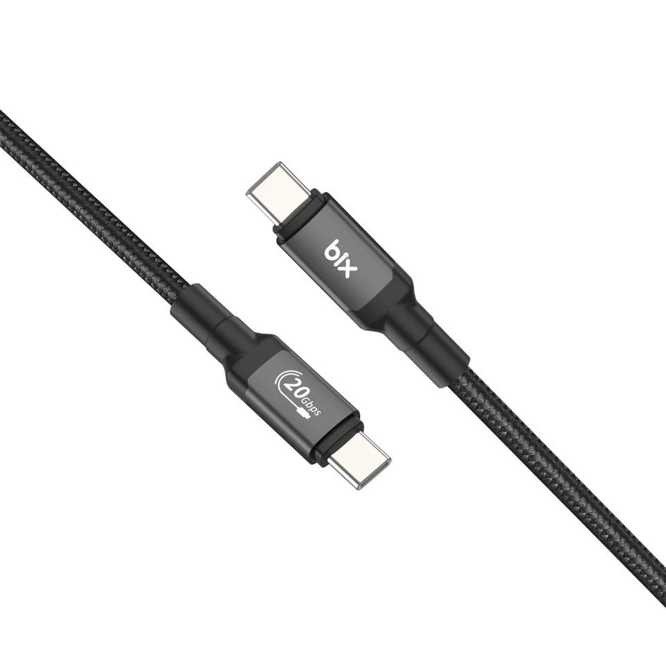 Bix Bx07Cc 100W Type-C To Type-C Örgülü Kablo