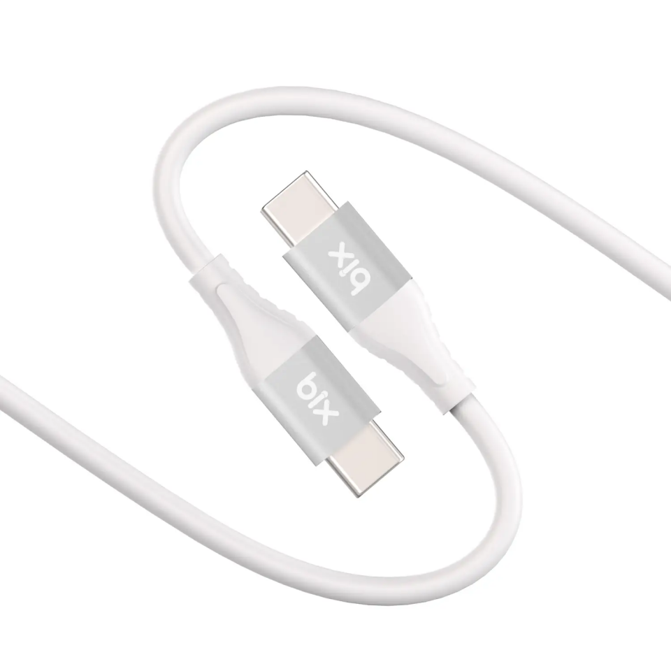 Bix 60W Bxsc1Cc Type-C To Type-C Beyaz  Kablo