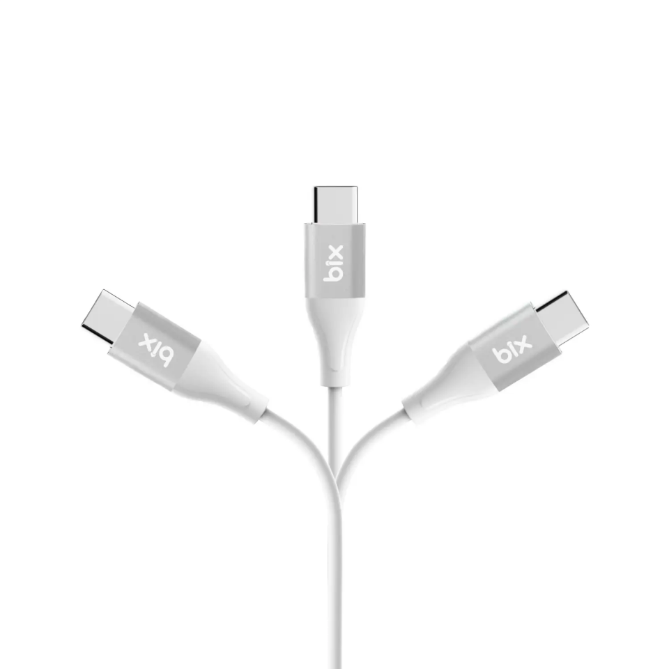 Bix 60W Bxsc1Cc Type-C To Type-C Beyaz  Kablo