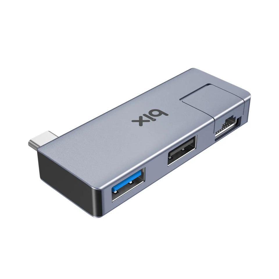 Bix Type-C 3 İn 1 Hub Bx21Hb Ethernet Usb