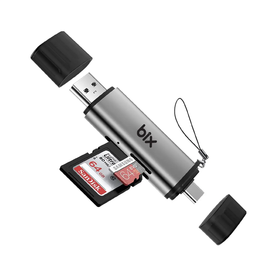Bix Type-C To Usb Sd Card Card Reader Çevirici Adp-11