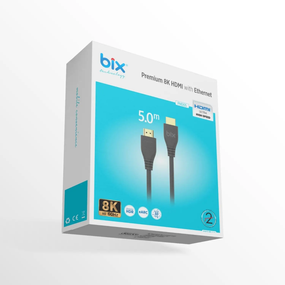 Bix Phd05 8K Hdmı 5 Metre Kablo