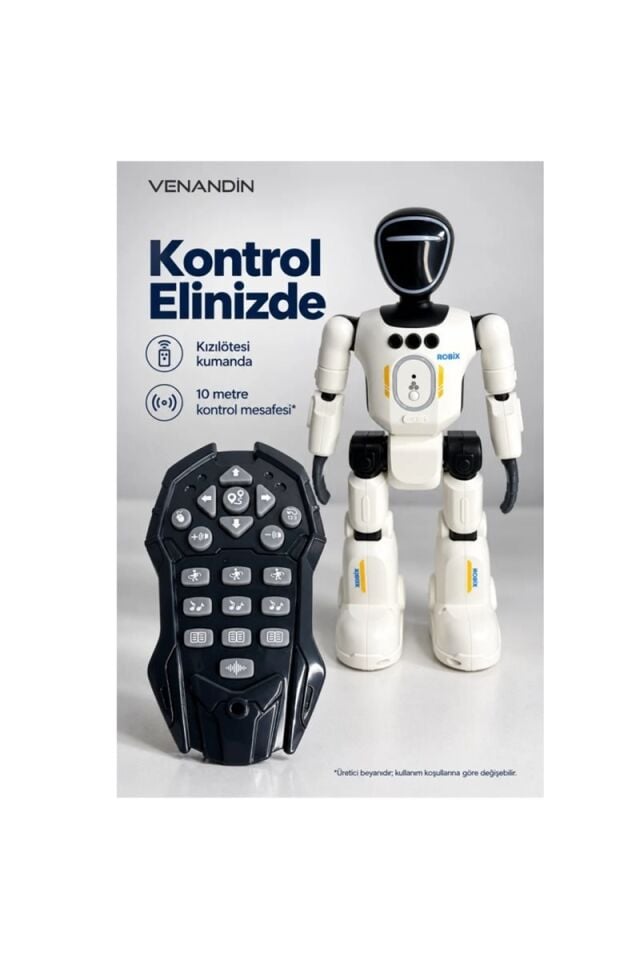 22011 Robix Uzaktan Kumandalı Yapay Zeka Destekli Akıllı Robot Adam
