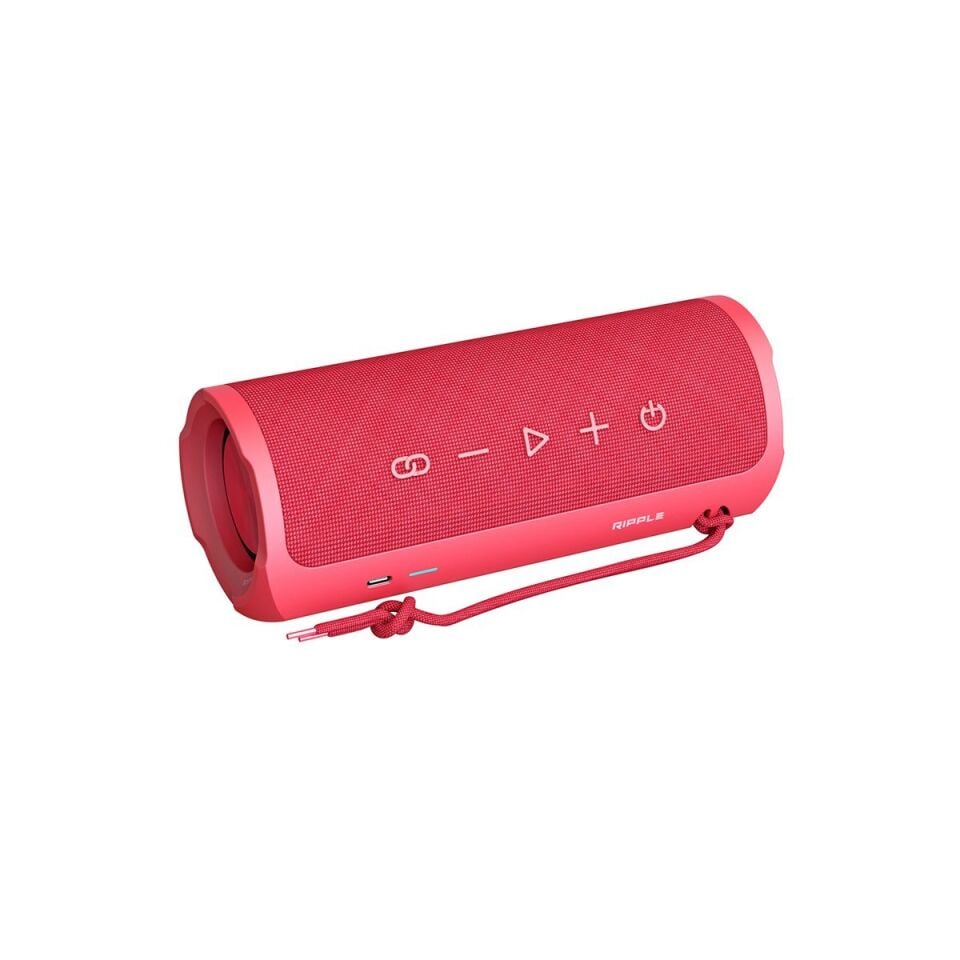 HiFuture Ripple BT 5.3 30W IPX7 Taşınabilir Stereo Bluetooth Hoparlör Kırmızı