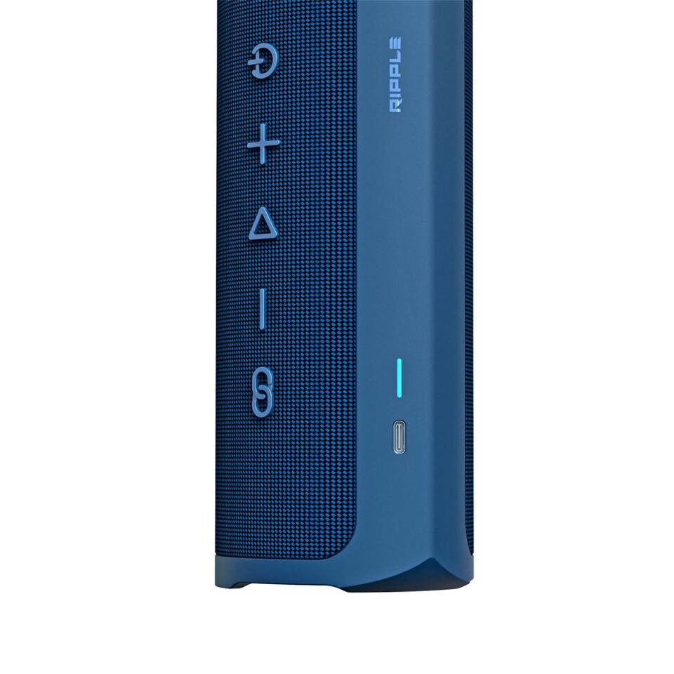 HiFuture Ripple BT 5.3 30W IPX7 Taşınabilir Stereo Bluetooth Hoparlör Mavi