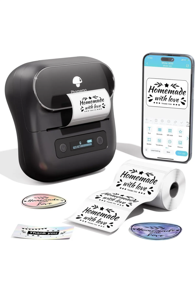 Taşınabilir Termal Yazıcı PT-260 Siyah