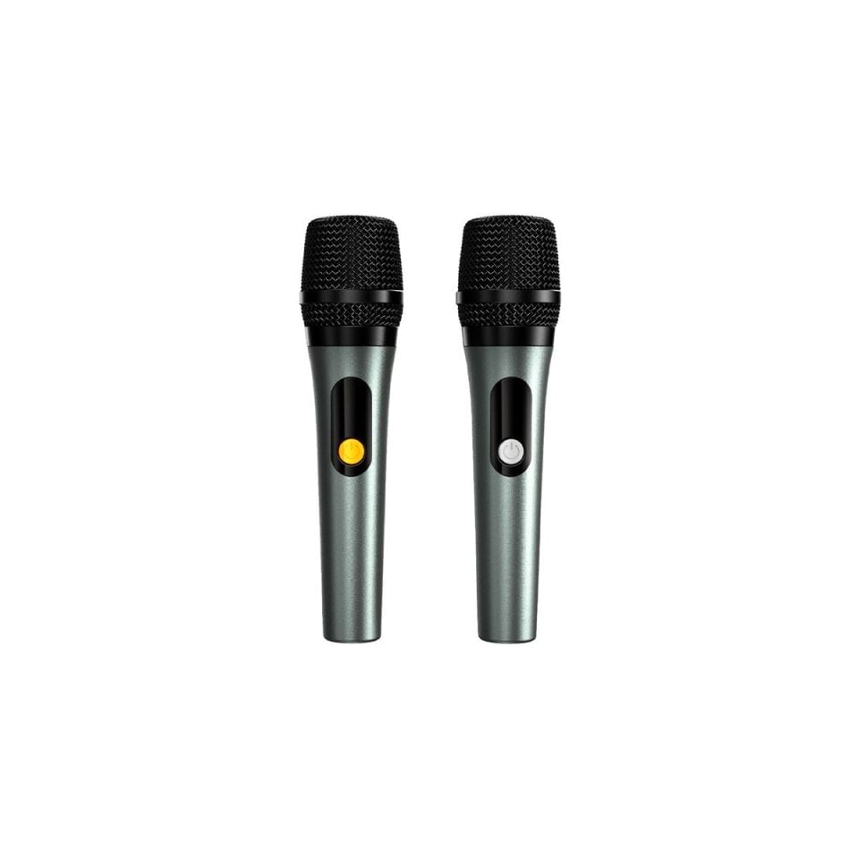 HiFuture MusicBox 200 100W Karaoke Sistemi Kablosuz Taşınabilir Hoparlör Gümüş